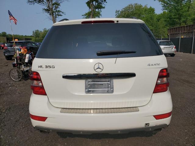 4JGBB8GB8BA694728 - 2011 MERCEDES-BENZ ML 350 4MATIC WHITE photo 6