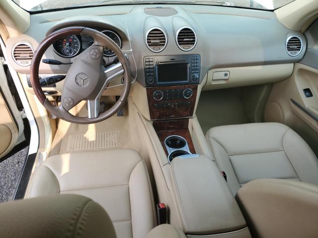 4JGBB8GB8BA694728 - 2011 MERCEDES-BENZ ML 350 4MATIC WHITE photo 8