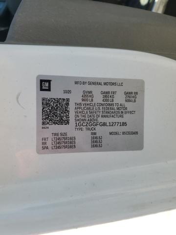 1GCZGGFG8L1277185 - 2020 CHEVROLET EXPRESS G3 白色 照片 13