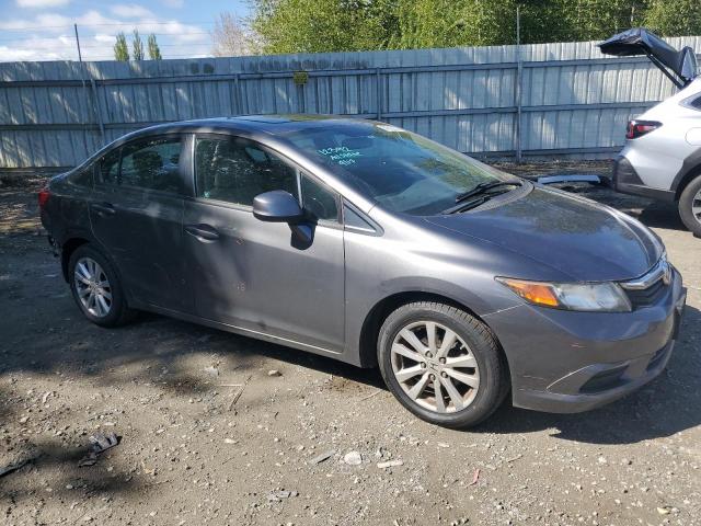 19XFB2F90CE343179 - 2012 HONDA CIVIC EXL GRAY photo 4