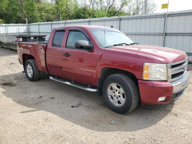 1GCEK19057Z506227 - 2007 CHEVROLET SILVERADO K1500 RED photo 4