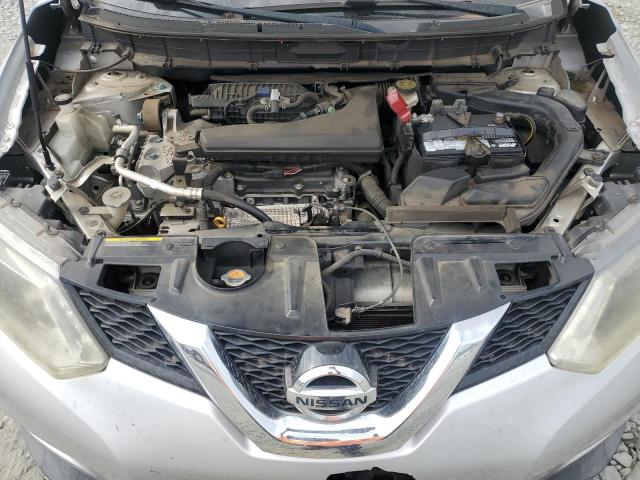 KNMAT2MT0FP510604 - 2015 NISSAN ROGUE S SILVER photo 12