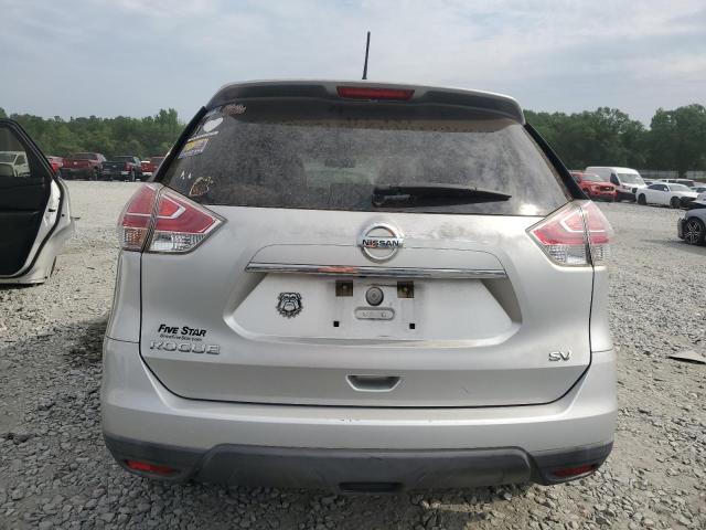 KNMAT2MT0FP510604 - 2015 NISSAN ROGUE S SILVER photo 6