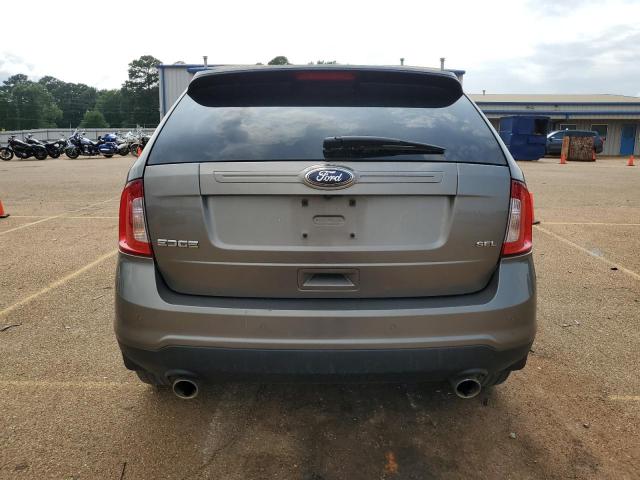 2FMDK3JC2DBB52982 - 2013 FORD EDGE SEL GRAY photo 6