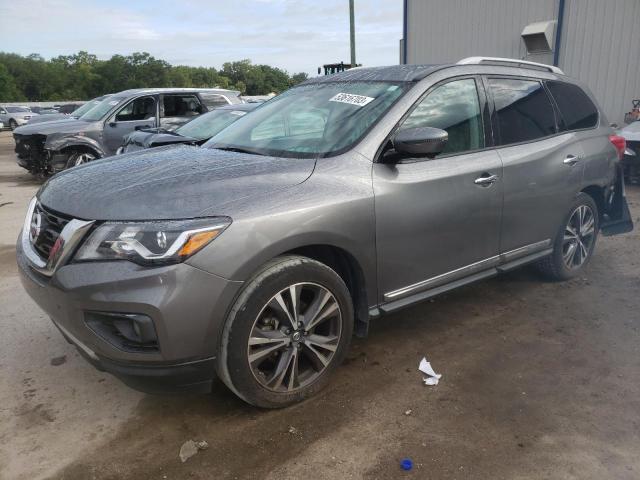 5N1DR2MN4HC600356 - 2017 NISSAN PATHFINDER S GRAY photo 1