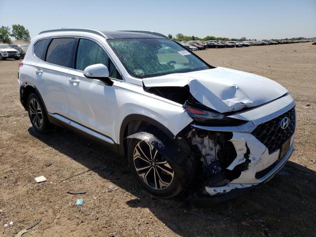 5NMS5CAA9KH019281 - 2019 HYUNDAI SANTA FE LIMITED WHITE photo 4