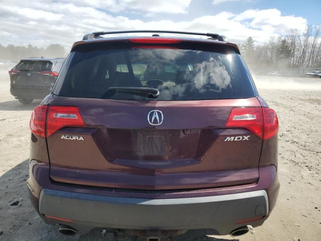 2HNYD28338H501371 - 2008 ACURA MDX TECHNOLOGY BURGUNDY photo 6