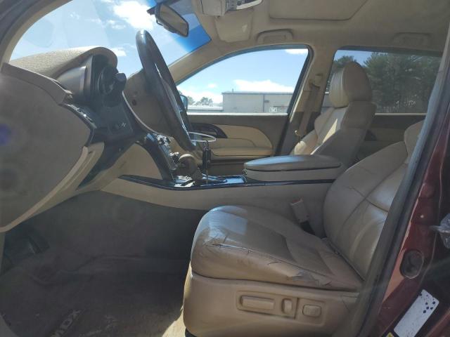 2HNYD28338H501371 - 2008 ACURA MDX TECHNOLOGY BURGUNDY photo 7