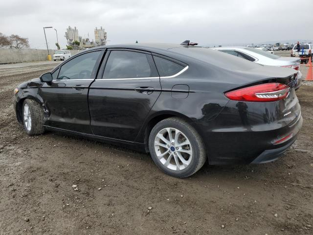 3FA6P0LU2LR189927 - 2020 FORD FUSION SE BLACK photo 2