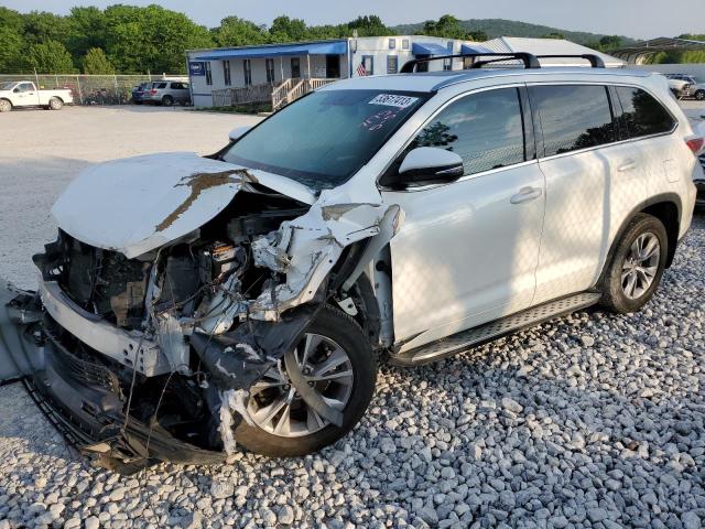 5TDKKRFH6FS107175 - 2015 TOYOTA HIGHLANDER XLE Սպիտակ լուսանկար 1
