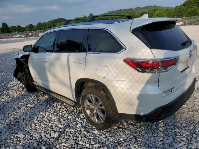 5TDKKRFH6FS107175 - 2015 TOYOTA HIGHLANDER XLE Սպիտակ լուսանկար 2