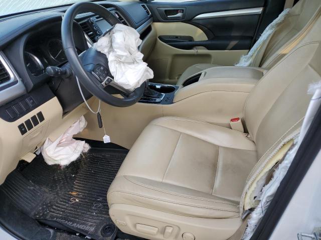 5TDKKRFH6FS107175 - 2015 TOYOTA HIGHLANDER XLE Սպիտակ լուսանկար 7