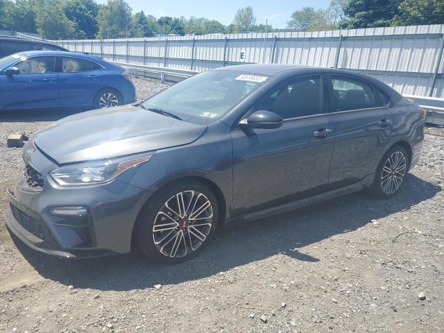 3KPF44AC9ME377390 - 2021 KIA FORTE GT GRAY photo 1