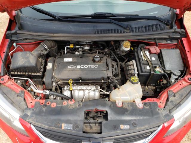 1G1JB5SH2H4174499 - 2017 CHEVROLET SONIC LS RED photo 11