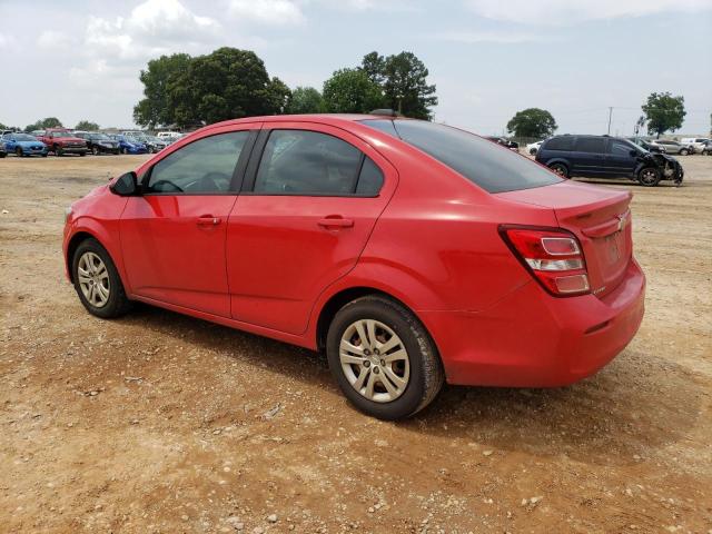 1G1JB5SH2H4174499 - 2017 CHEVROLET SONIC LS RED photo 2