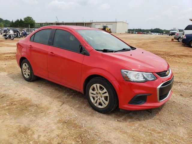 1G1JB5SH2H4174499 - 2017 CHEVROLET SONIC LS RED photo 4