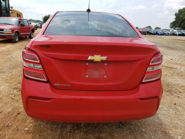 1G1JB5SH2H4174499 - 2017 CHEVROLET SONIC LS RED photo 6