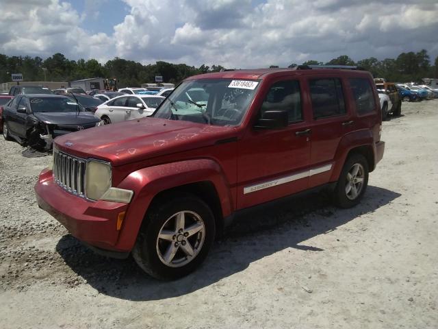 1J8GP58K88W207766 - 2008 JEEP LIBERTY LIMITED RED photo 2