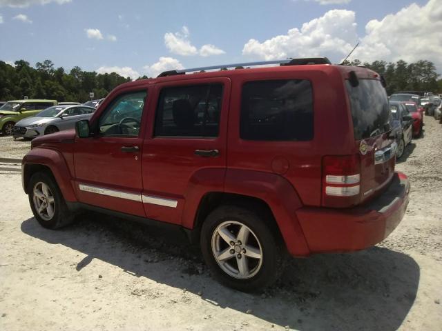 1J8GP58K88W207766 - 2008 JEEP LIBERTY LIMITED RED photo 3