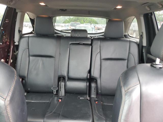 5TDKKRFH6FS116460 - 2015 TOYOTA HIGHLANDER XLE BURGUNDY photo 10