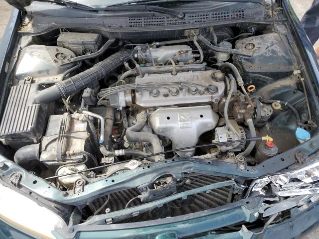 1HGCF86611A099608 - 2001 HONDA ACCORD VALUE GREEN photo 11