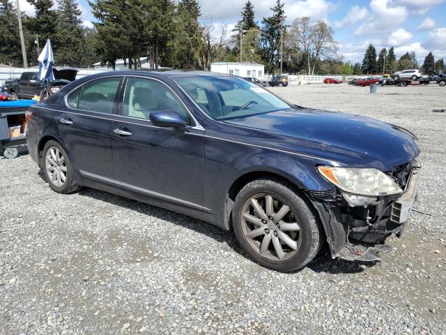 JTHBL46F485074554 - 2008 LEXUS LS 460 BLUE photo 4