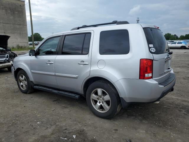 5FNYF3H59BB015832 - 2011 HONDA PILOT EXL SILVER photo 2