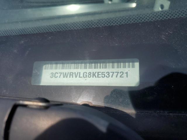 3C7WRVLG8KE537721 - 2019 RAM PROMASTER 3500 STANDARD Белый фото 12