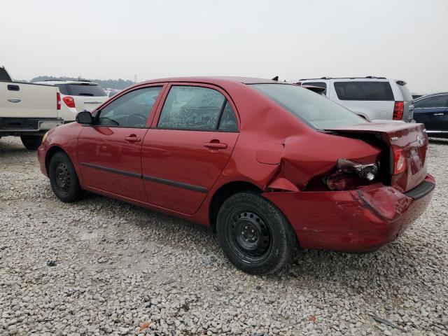 1NXBR32E48Z966215 - 2008 TOYOTA COROLLA CE RED photo 2