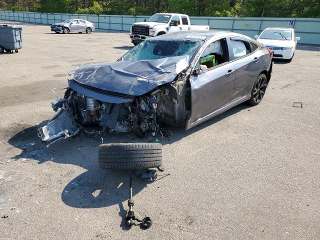 2HGFC2F84KH527453 - 2019 HONDA CIVIC SPORT GRAY photo 1