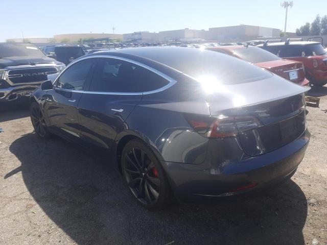 5YJ3E1EC5LF623711 - 2020 TESLA MODEL 3 GRAY photo 2