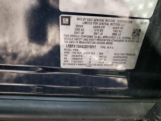 LRBFX1SA4LD015811 - 2020 BUICK ENVISION PREFERRED Qara foto 13