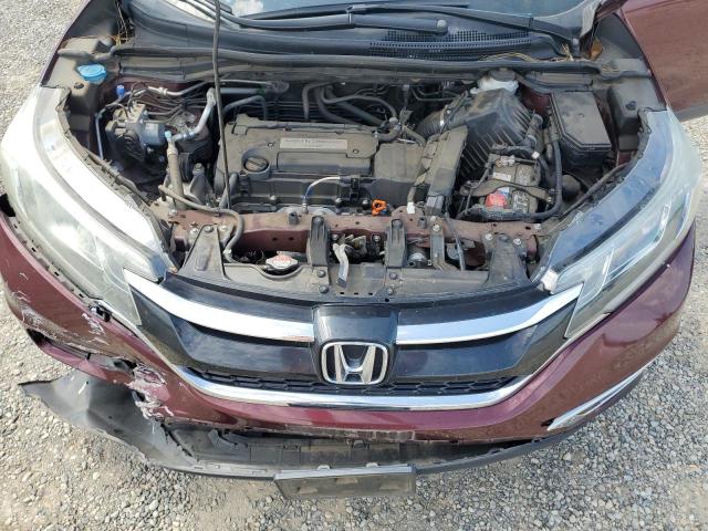 2HKRM4H78FH662943 - 2015 HONDA CR-V EXL BURGUNDY photo 12