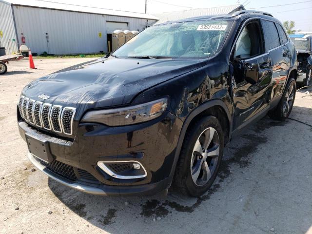 1C4PJMDX3KD345397 - 2019 JEEP CHEROKEE LIMITED BLACK photo 1