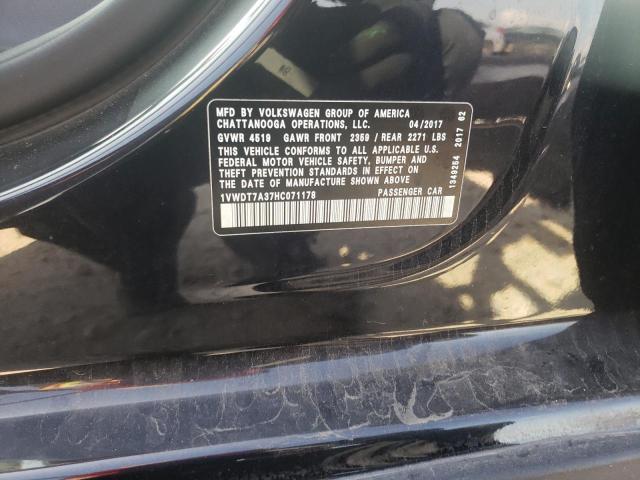 1VWDT7A37HC071178 - 2017 VOLKSWAGEN PASSAT R-LINE Qara foto 13
