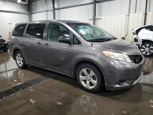 5TDZK3DC9ES495519 - 2014 TOYOTA SIENNA GRAY photo 4