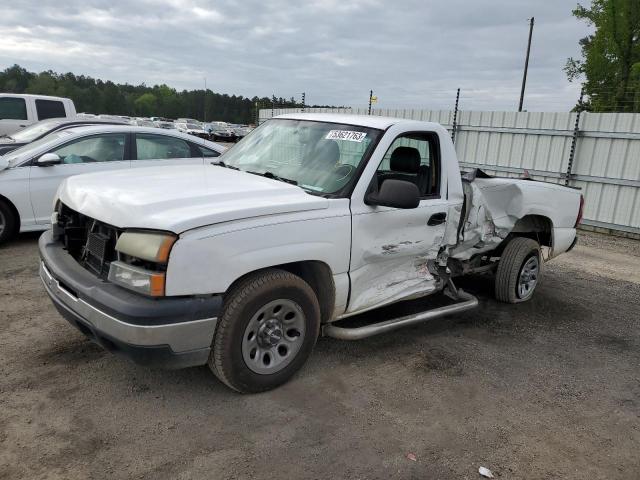 1GCEC14T26Z189410 - 2006 CHEVROLET SILVER1500 C1500 WHITE photo 1