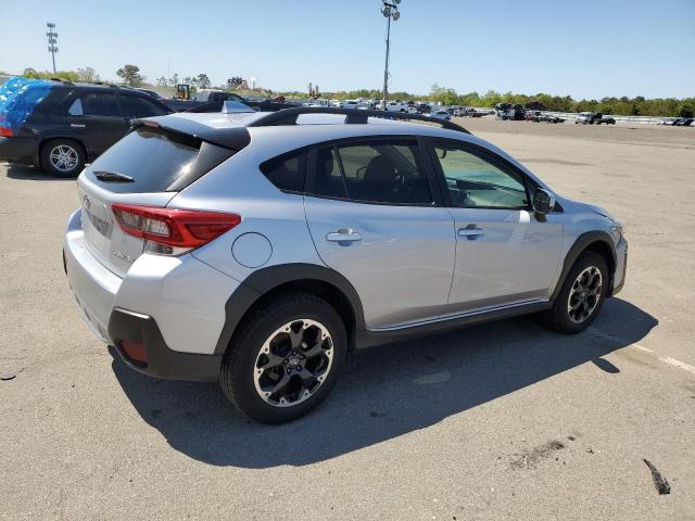 JF2GTAECXM8284177 - 2021 SUBARU CROSSTREK PREMIUM SILVER photo 3