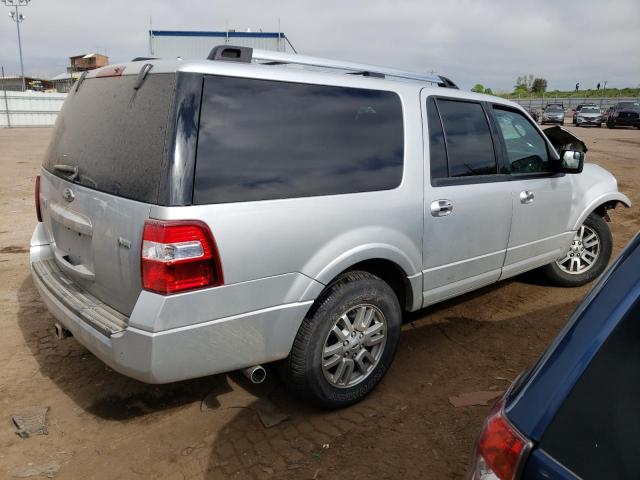 1FMJK2A53CEF07644 - 2012 FORD EXPEDITION EL LIMITED SILVER photo 3