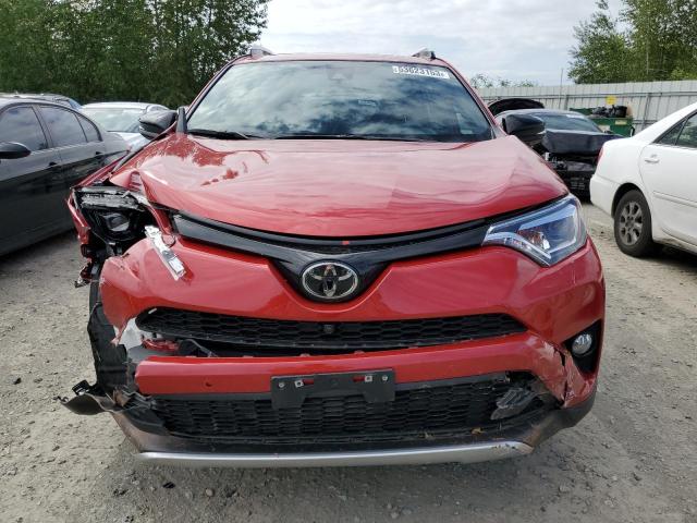 JTMJFREV4GJ056636 - 2016 TOYOTA RAV4 SE RED photo 5