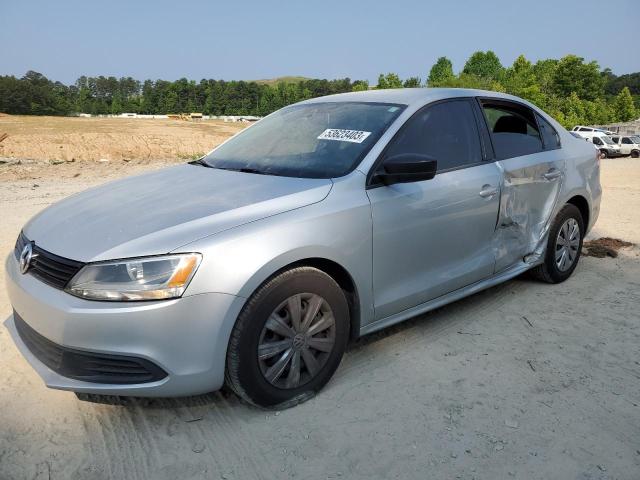 3VW2K7AJ7BM361127 - 2011 VOLKSWAGEN JETTA BASE Argent photo 1