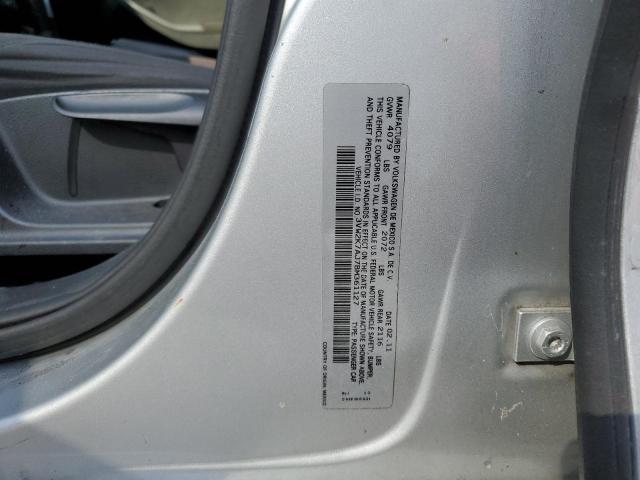3VW2K7AJ7BM361127 - 2011 VOLKSWAGEN JETTA BASE Argent photo 12