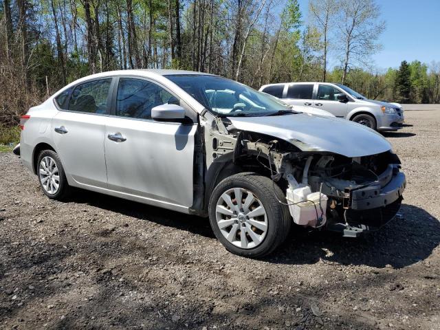 3N1AB7AP4EL679531 - 2014 NISSAN SENTRA S SILVER photo 4