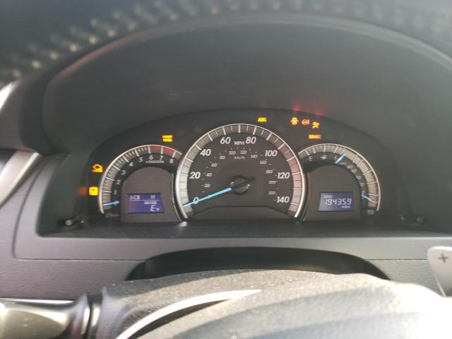 4T1BF1FK7CU193780 - 2012 TOYOTA CAMRY BASE BLACK photo 9