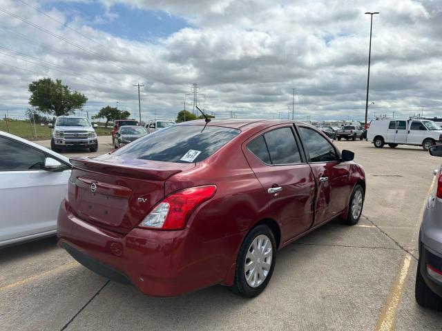 3N1CN7AP2HL887377 - 2017 NISSAN VERSA S MAROON photo 4