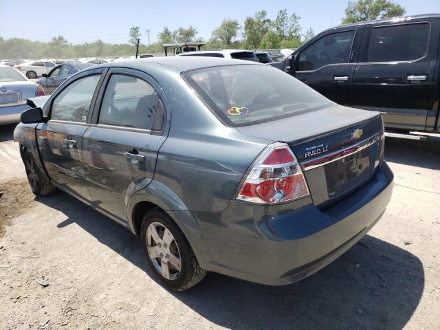 KL1TD5DE9AB052454 - 2010 CHEVROLET AVEO LS GRAY photo 2