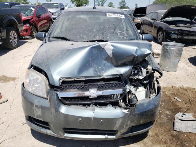 KL1TD5DE9AB052454 - 2010 CHEVROLET AVEO LS 灰色 照片 5