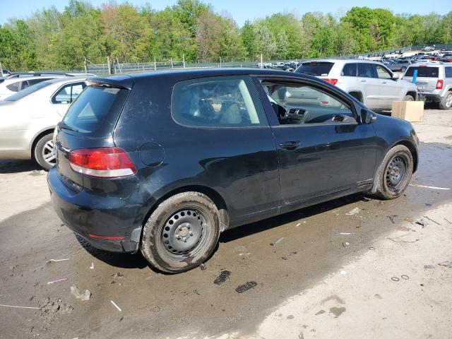 WVWAB7AJ2BW079329 - 2011 VOLKSWAGEN GOLF BLACK photo 3