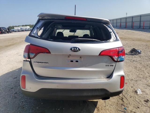 5XYKUDA79FG566032 - 2015 KIA SORENTO EX SILVER photo 6