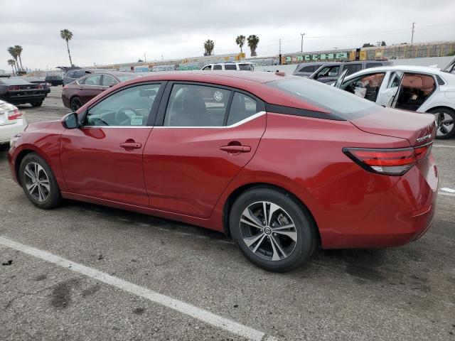 3N1AB8CV5NY321259 - 2022 NISSAN SENTRA SV RED photo 2